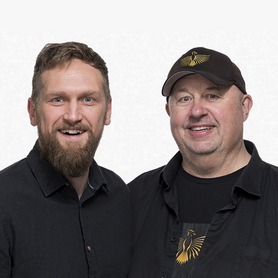 Brigt Skrettingland og Arnt Olav Klippenberg - Klikk for stort bilete